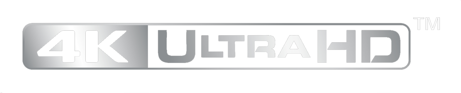 4k Ultra Hd Blu Ray Logo Clipart (1509x303), Png Download