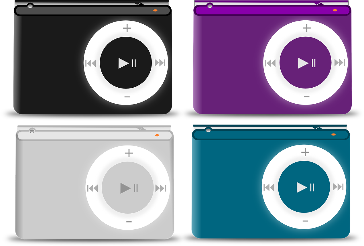 Ipod Shuffle Mp3 Player Apple Png Image - Ipod Shuffle Clipart (1280x858), Png Download