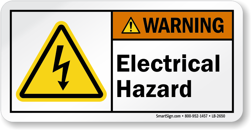 Electrical Danger Symbol, Www - Sign Clipart (800x414), Png Download