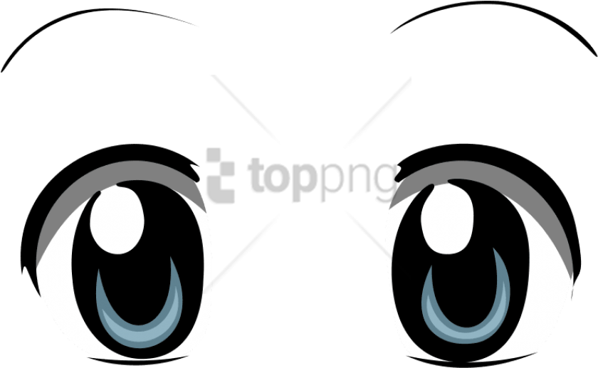 Free Png Download Eyes Png Png Images Background Png - Anime Eyes Clipart Transparent Png (850x520), Png Download