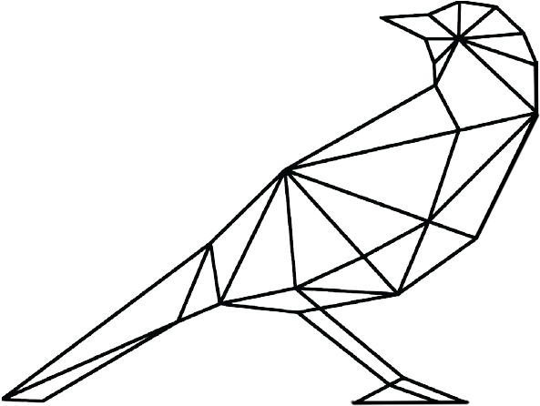 Mockingbird Social - Mockingbird Drawings Clipart (600x600), Png Download