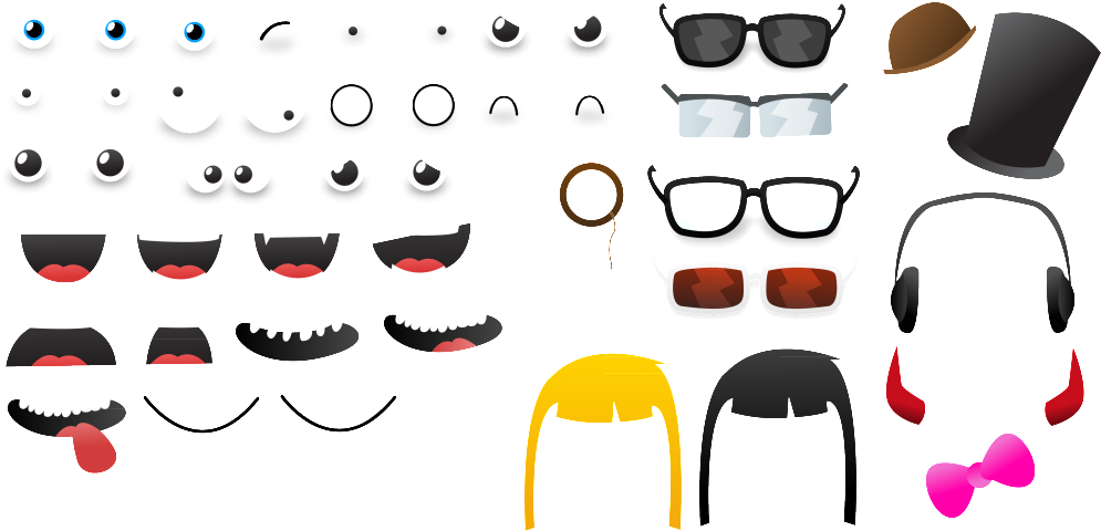Similar Images For Printable Monster Eyes And Mouth - Cute Cartoon Mouth Vector Clipart (995x480), Png Download