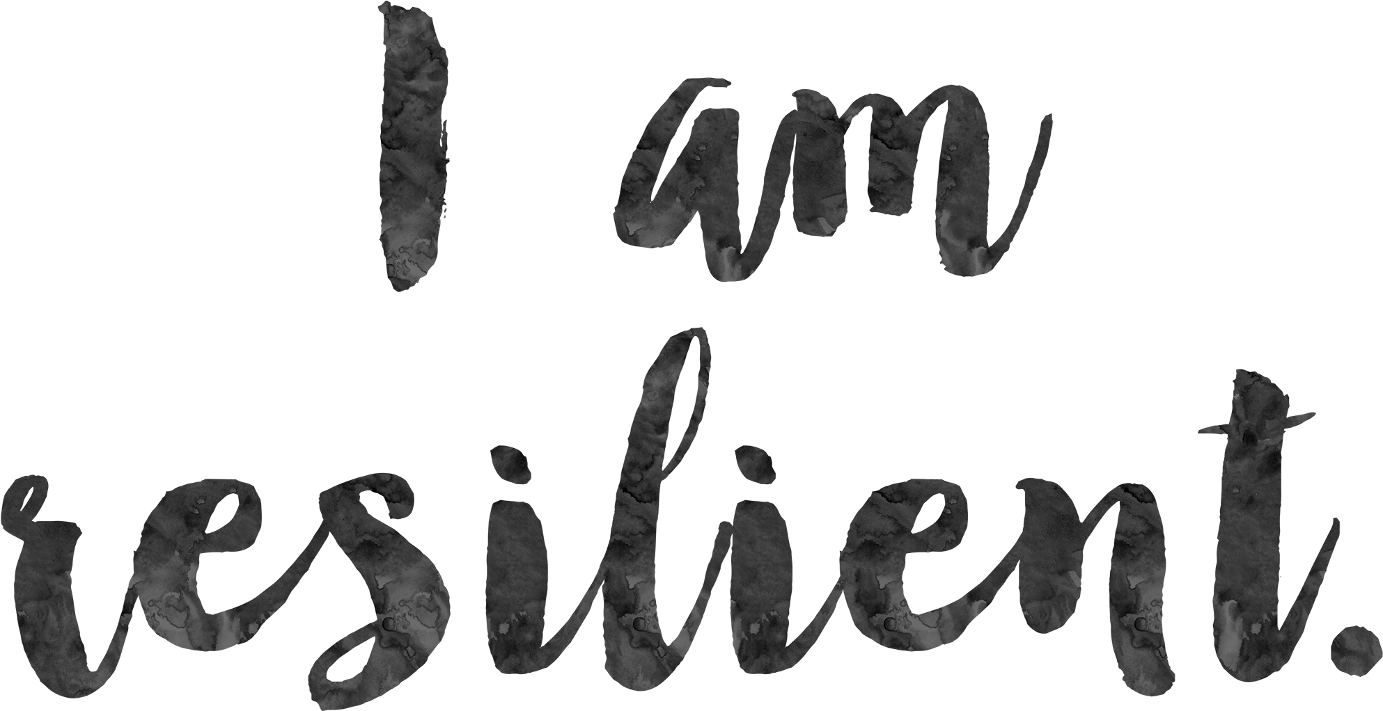 I Am Resilient Poster - Am Resilient Quotes Clipart (2400x3000), Png Download