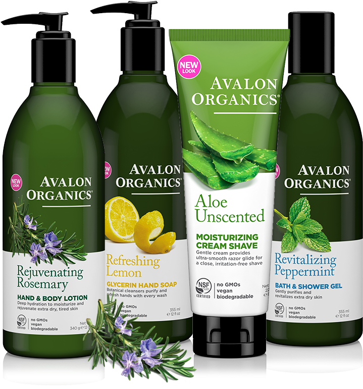 Avalon Organics Bath & Body Care - Avalon Organics Clipart (719x770), Png Download