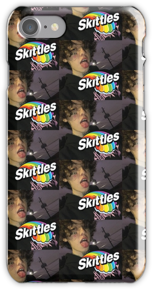 Lil Xan Loves Skittles Iphone 7 Snap Case - Lil Xan Phone Case Clipart (750x1000), Png Download