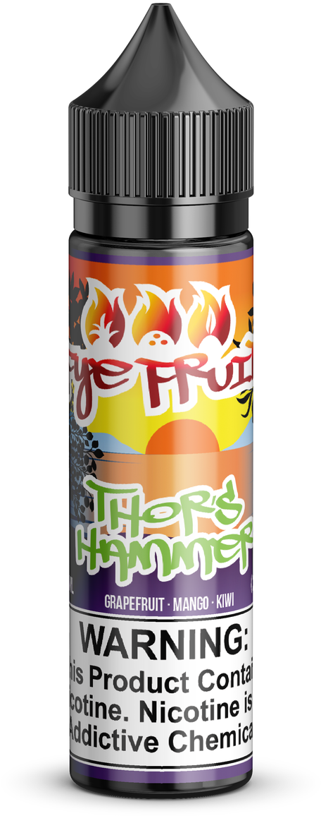 Fye Fruit - Thor's Hammer - Roll Upz Juice Clipart (666x1280), Png Download