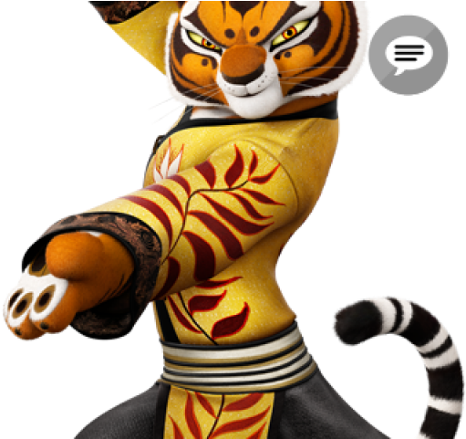 Kung Fu Panda Clipart Grasshopper - Angelina Jolie Tiger Kung Fu Panda - Png Download (640x480), Png Download