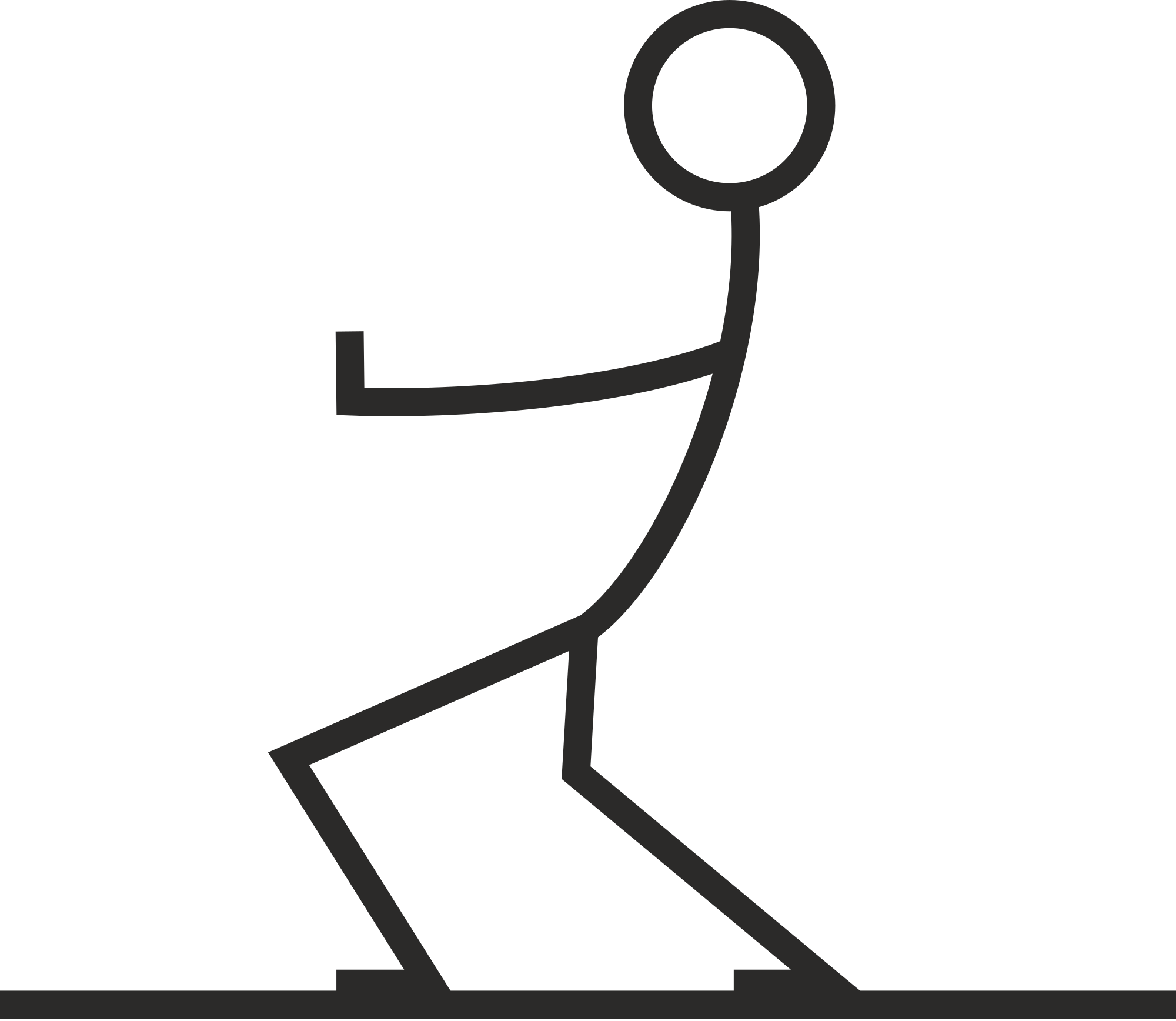 Stick Figures Png - Stick Figure Pulling Something Clipart (2000x1736), Png Download