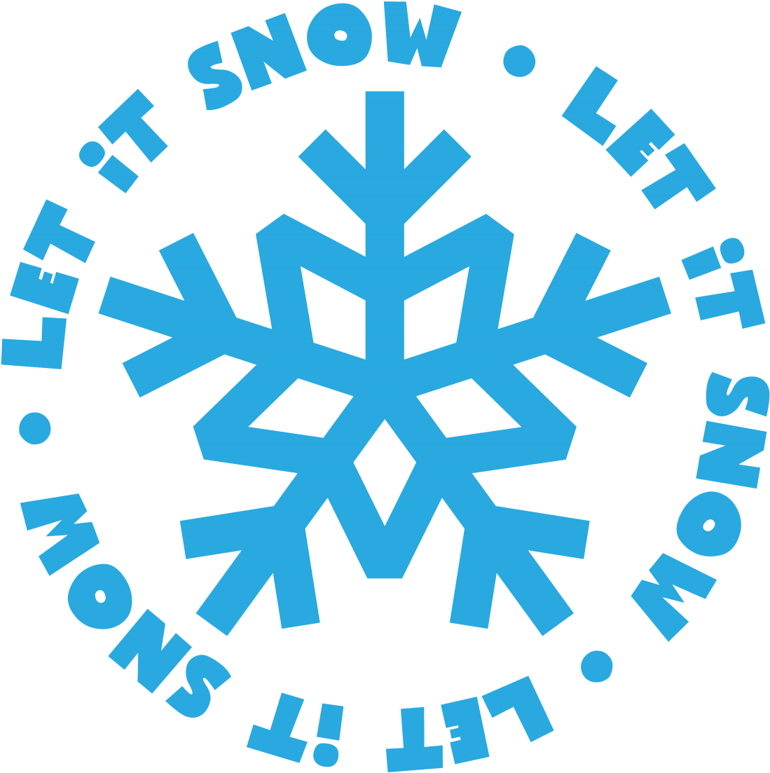 Christmas, Freebies - Free Let It Snow Svg Clipart (1200x1200), Png Download