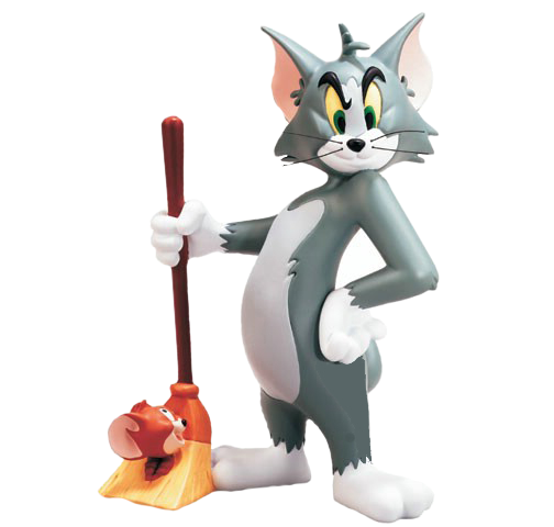 Tom Jerry Wallpapers - Tom And Jerry Broom Clipart (640x480), Png Download