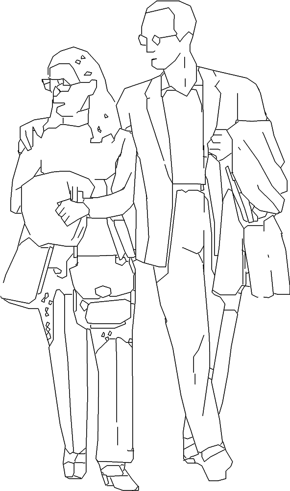 Cad And Bim - Line Art Clipart (1000x1000), Png Download