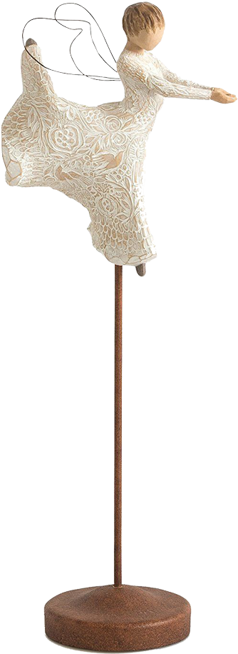 Willow Tree Angel - Willow Tree Figurine Dancing Clipart (1000x1000), Png Download