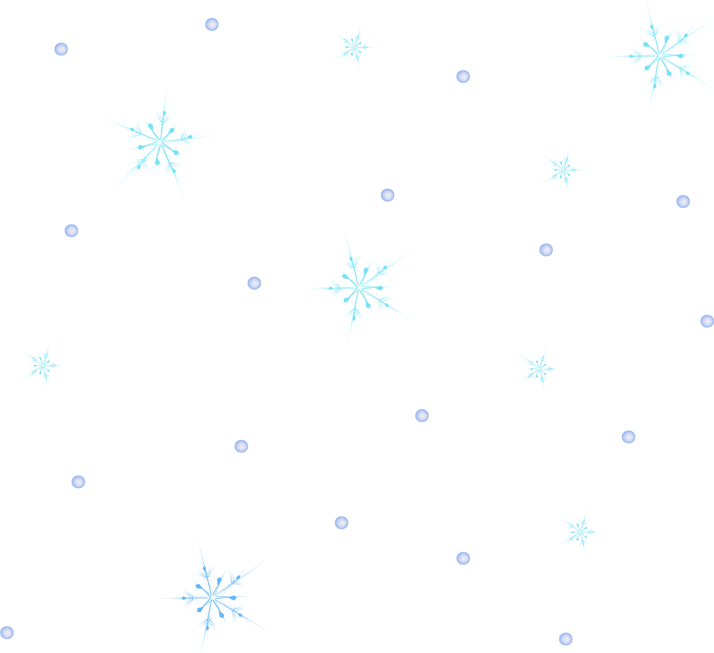 Blue Snowflake Background - Pattern Clipart (2501x2287), Png Download