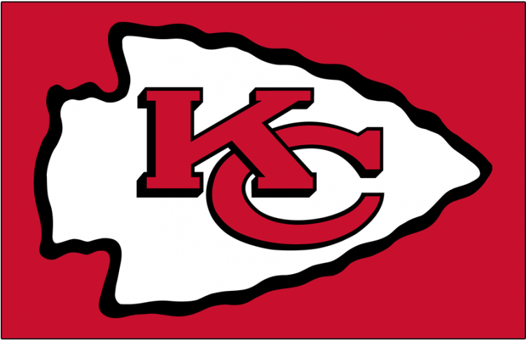 Kansas City Chiefs Iron On Stickers And Peel-off Decals - Kc Chiefs Logo Clipart (750x930), Png Download