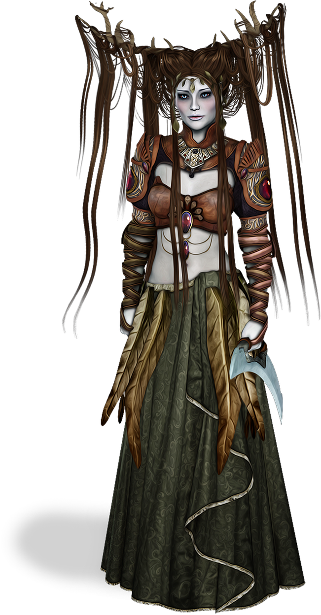 Elf Druid Fantasy Png Image - Elf Druid D&d Transparent Background Clipart (1077x1280), Png Download