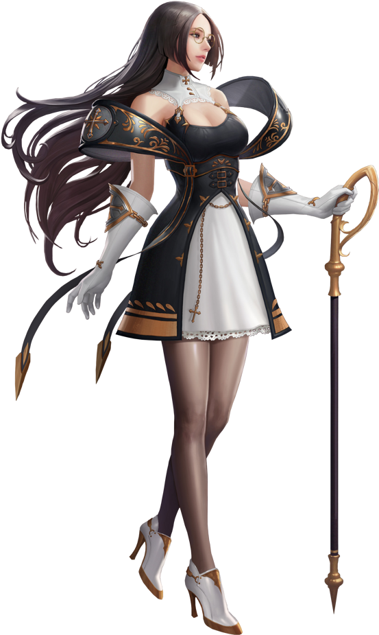 Explore These Ideas And More - Sorceress Anime Mage Female Clipart (553x925), Png Download