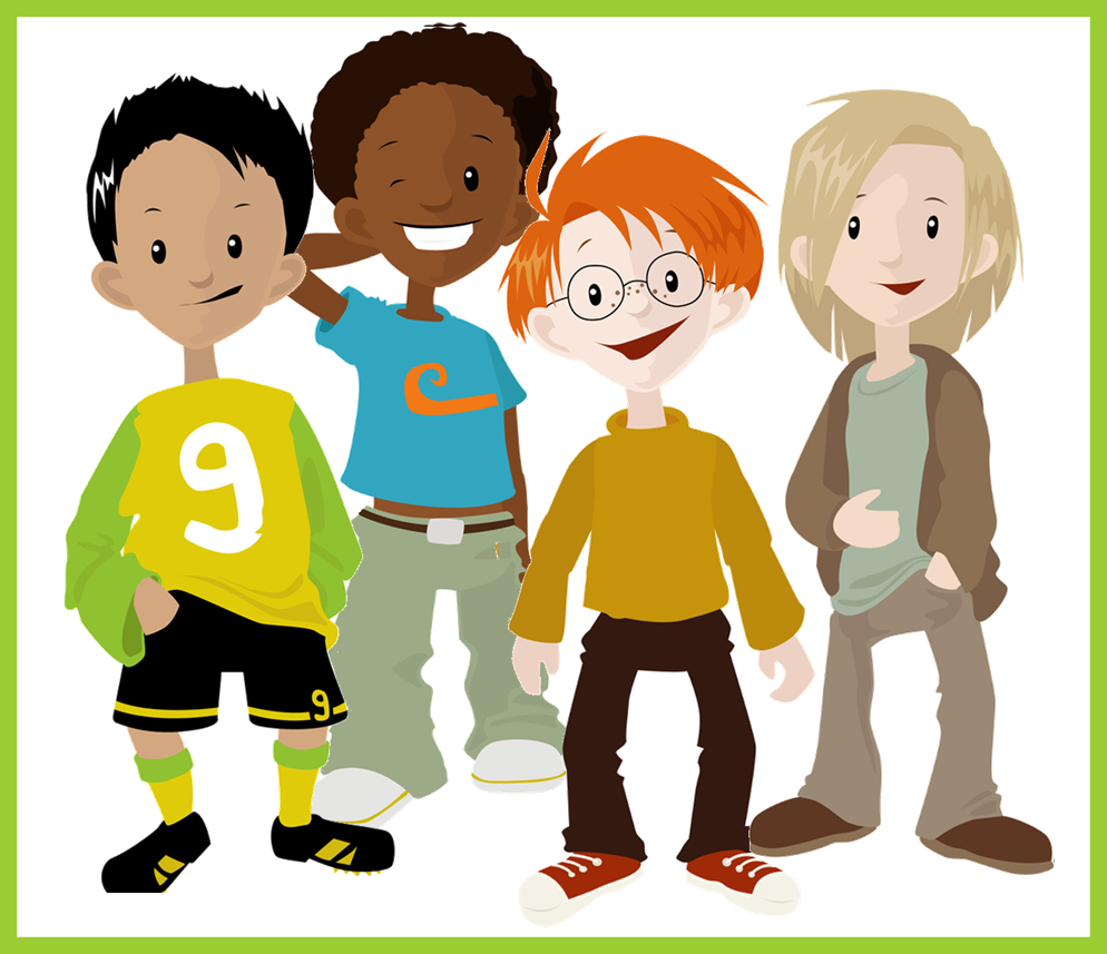 Unbelievable Yellow Lilies Flowers Decoration Png Image - Friends Boys Cartoon Png Clipart (994x857), Png Download