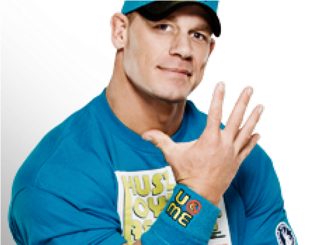 John Cena Clipart Blue - John Cena You Cant See Me Hand - Png Download (640x480), Png Download