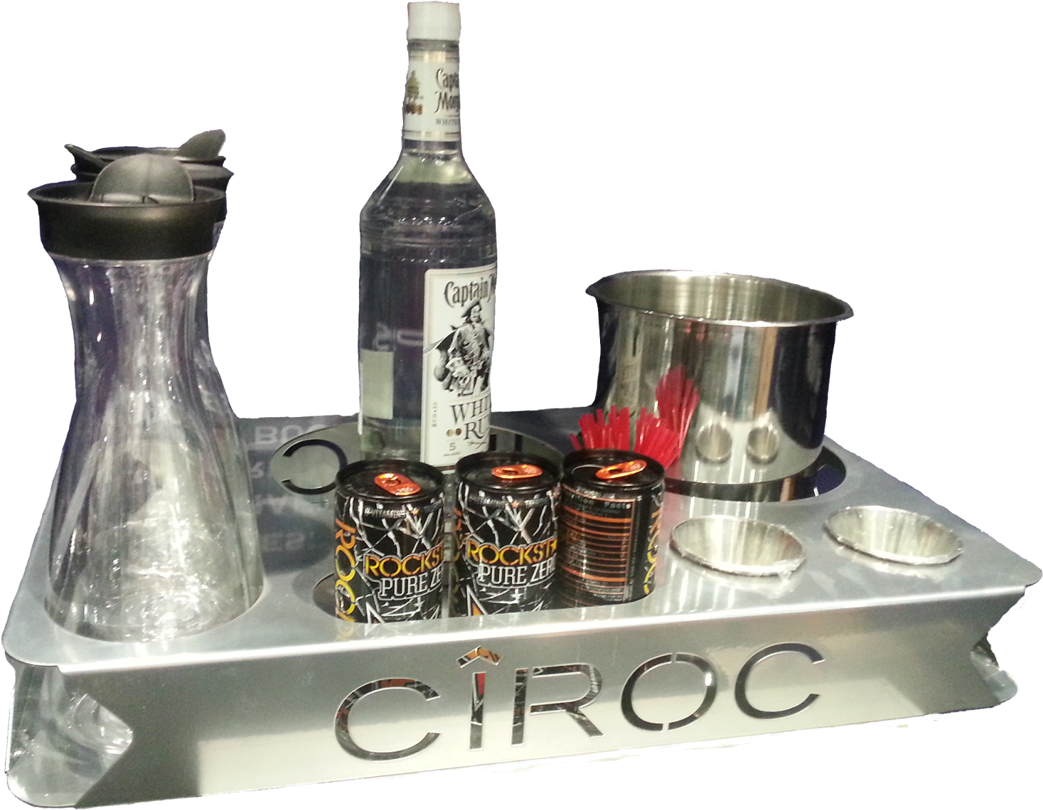 Energy 5 Bottle Service Tray Nightclubshop - Nocino Clipart (1514x1175), Png Download