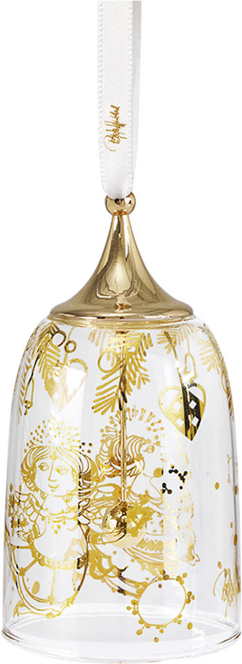Wiinblad Christmas Bell Gold H10 Bw Christmas - Bjørn Wiinblad Klokke Clipart (1200x1200), Png Download
