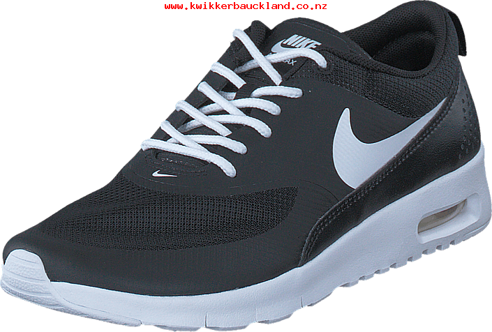 Nike Air Max Thea Black/white 59147-00 Womens Synthetic - Running Shoe Clipart (705x476), Png Download