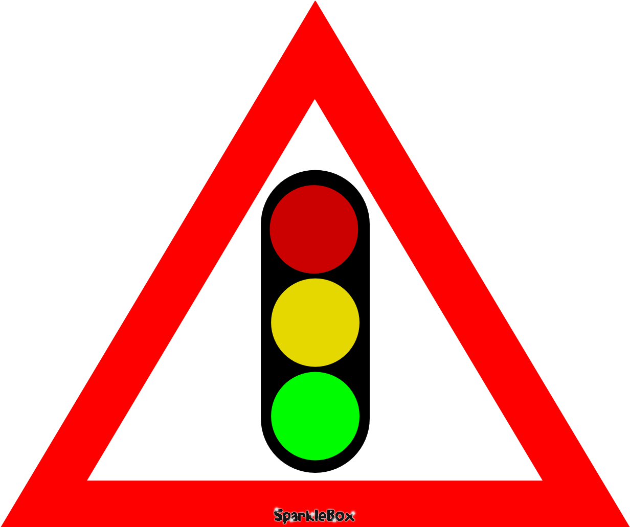 Traffic Signs - Traffic Light Sign Png Clipart (1240x1038), Png Download