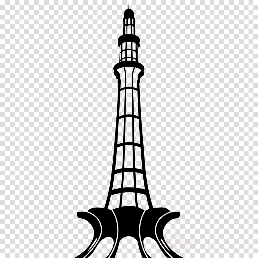 Minar E Pakistan Drawing Clipart (900x900), Png Download