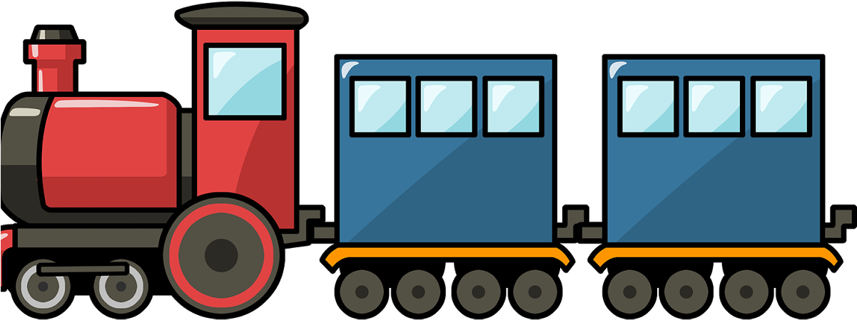Train Rail Transport Steam Locomotive Clip Art - Train Clipart Transparent Background - Png Download (1201x449), Png Download