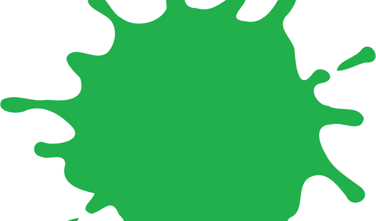 Green Paint Splat Png 38294 Free Icons And Png Backgrounds - Splat Png Clipart (758x445), Png Download