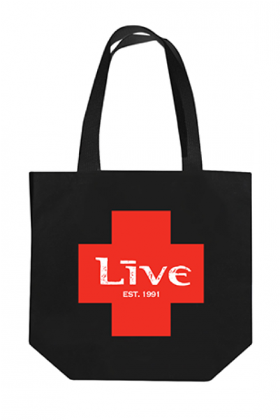 Live - Red Cross - Tote Bag Size Inches Clipart (600x600), Png Download