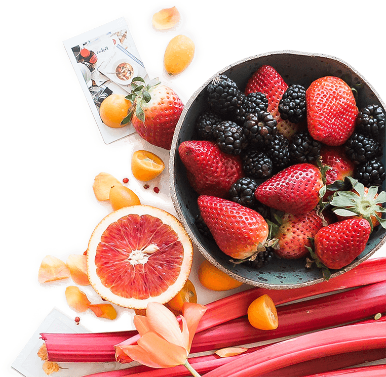 Color Your Day With Goodness - Free Fruit Images Background Clipart (800x744), Png Download