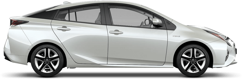 Toyota Prius - Bmw Station Wagon White Clipart (850x480), Png Download