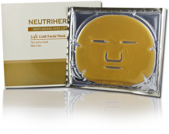 Women Men Facial Skin Care Beauty Cosmetics 24k Gold - Cosmetics Clipart (640x640), Png Download