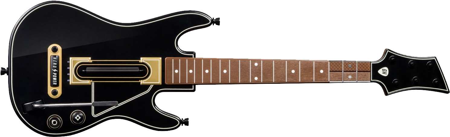 Guitar Hero Xbox One Clipart (1500x461), Png Download