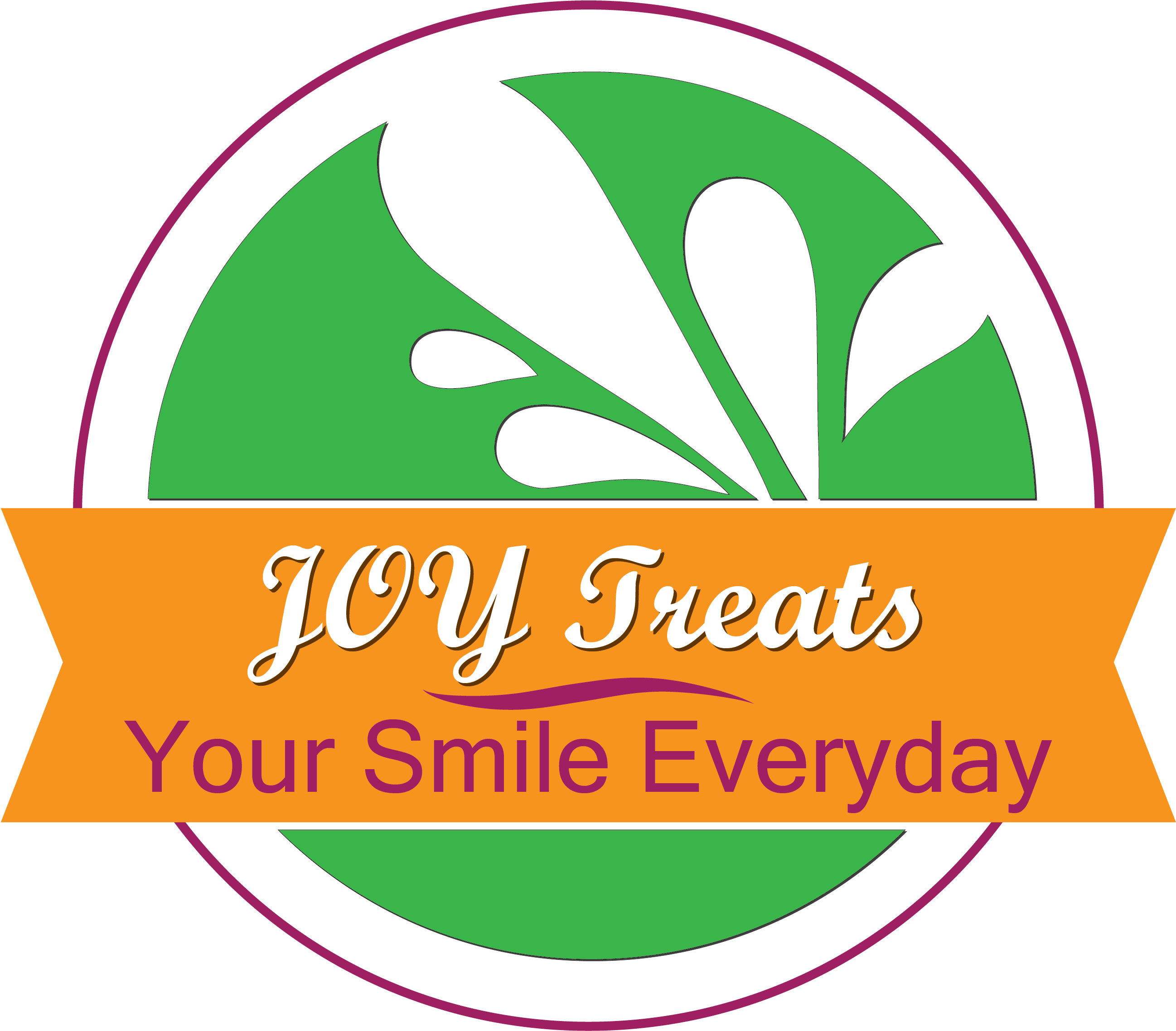 Cropped-joy Treats Logo Updated - Map Clipart (2625x2275), Png Download