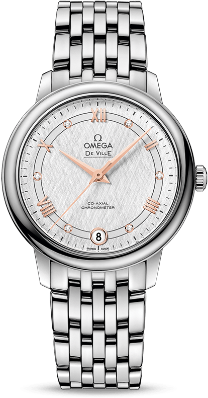 De Ville Prestige Co‑axial - Omega De Ville Prestige Ladies Clipart (800x1100), Png Download