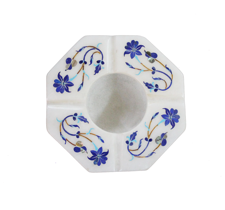 Marble Inlay Ashtray Clipart (800x800), Png Download