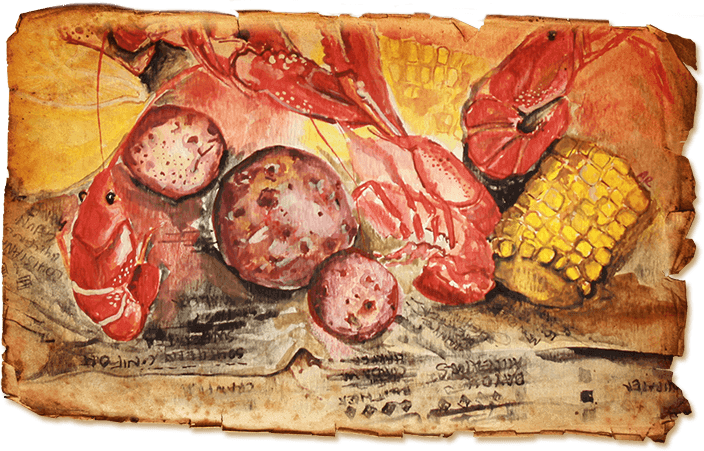 Boiled Crawfish Faqs - Pomegranate Clipart (704x451), Png Download