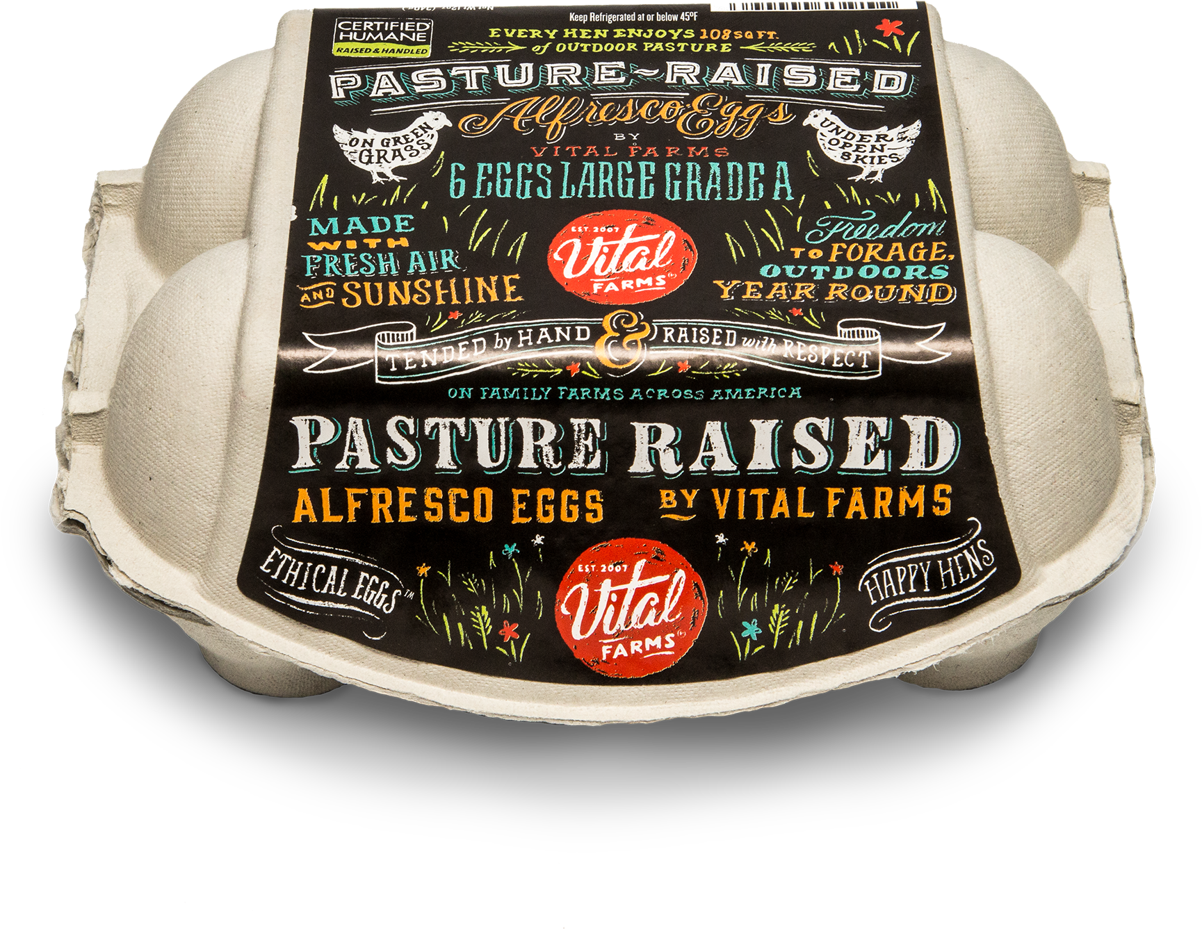 Alfresco Pasture Raised Eggs Clipart (2000x1450), Png Download