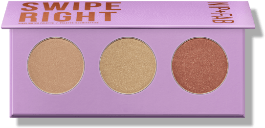 Swipe Right Highlighter Palette - Eye Shadow Clipart (700x700), Png Download