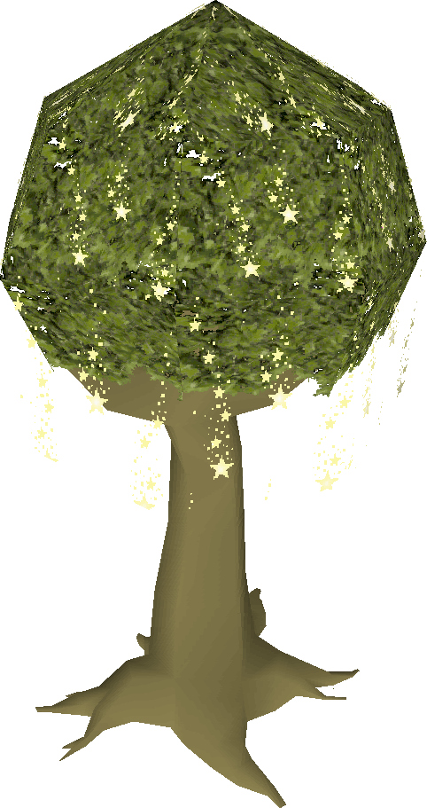 Osrs Tree Clipart (482x911), Png Download