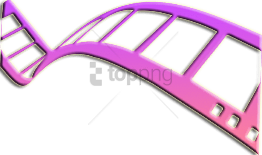 Free Png Color Film Strip Png Png Image With Transparent - Vector Film Reel Png Clipart (850x502), Png Download