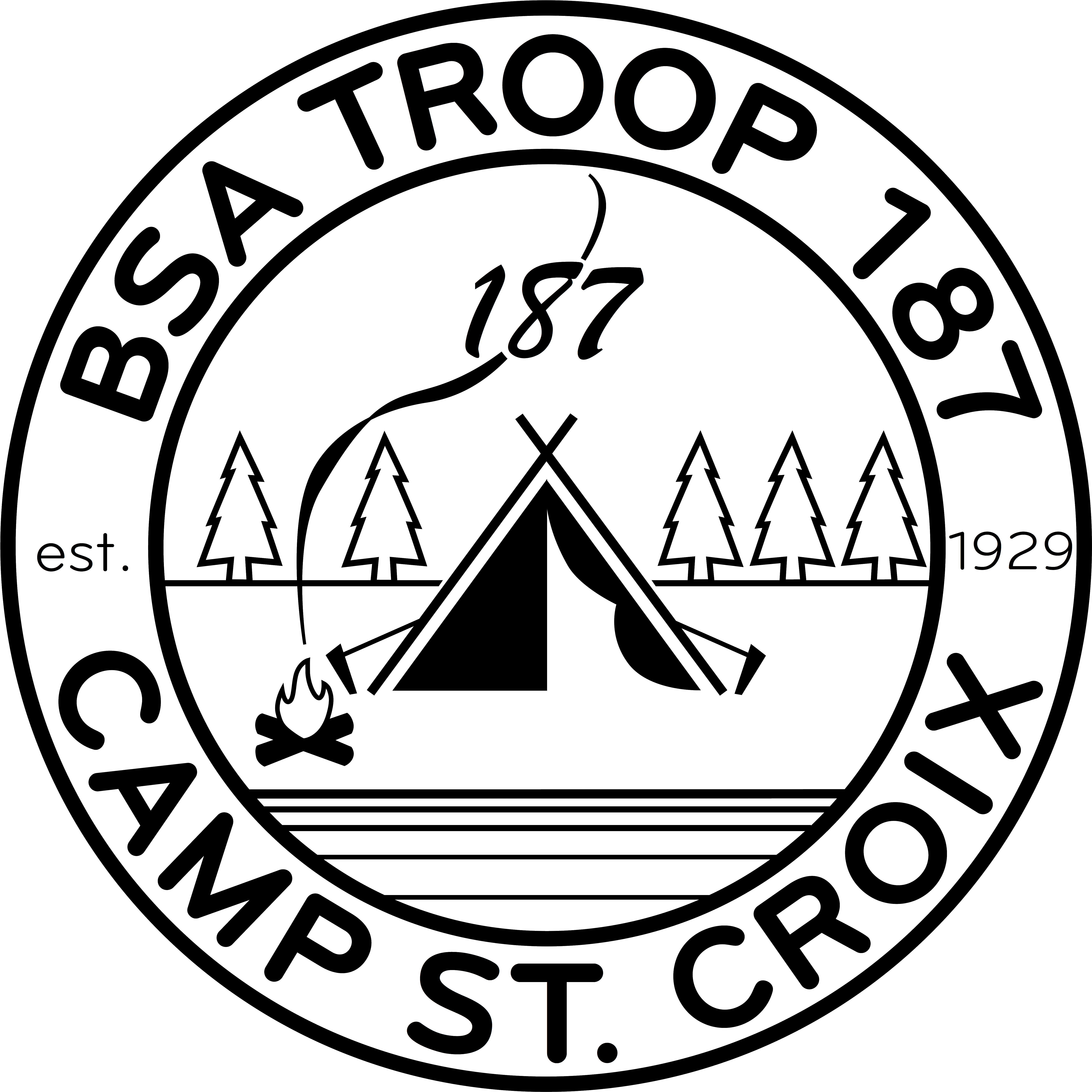 Boy Scout Troop , Png Download - Circle Clipart (5910x5910), Png Download