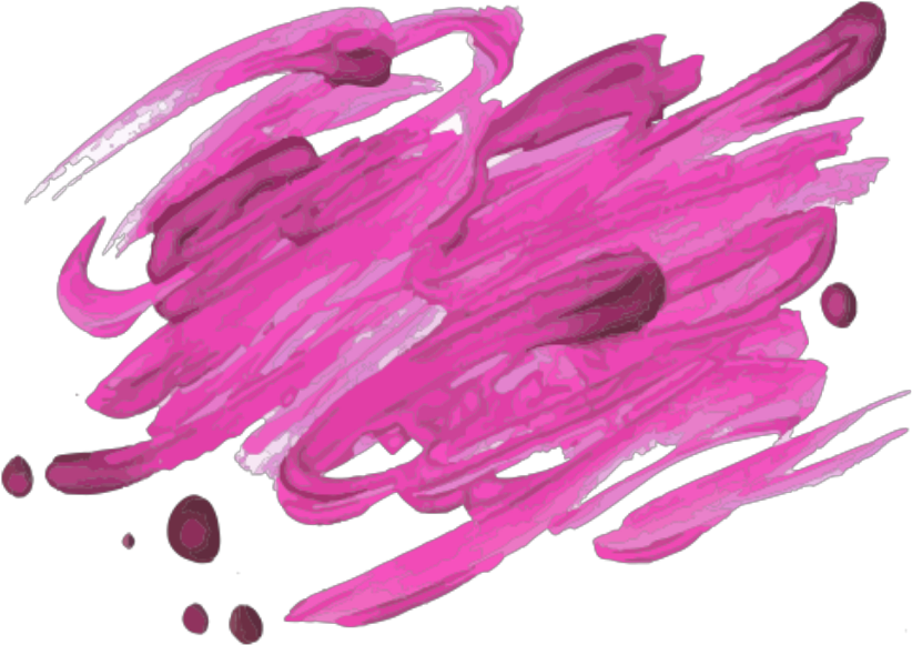 #ftestickers #watercolor #inkbrush #brushstrokes #pink - Pincelada De Tinta Png Clipart (1024x1024), Png Download