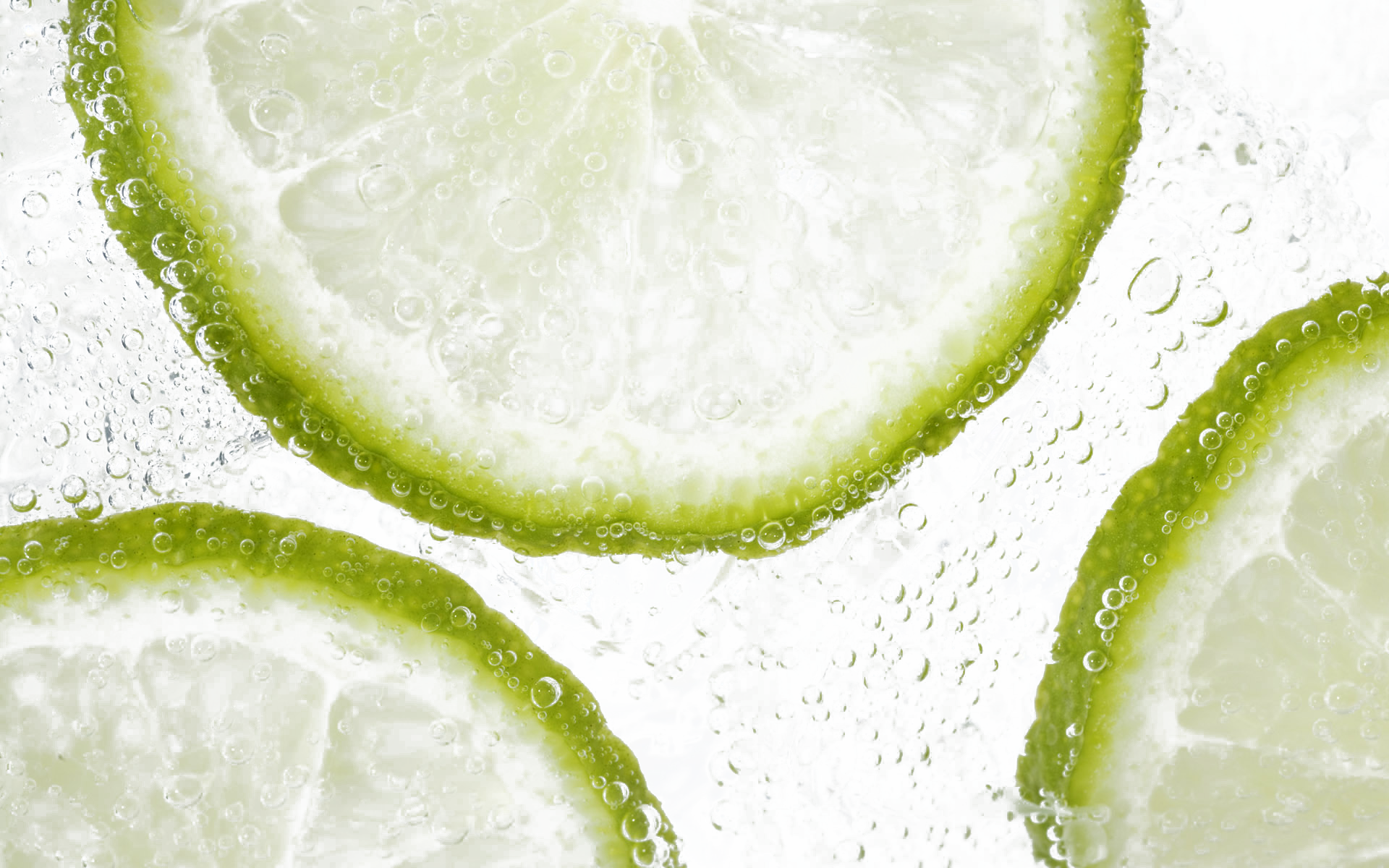Hd Lime Slices Wallpapers - Green Lemon Clipart (1920x1200), Png Download