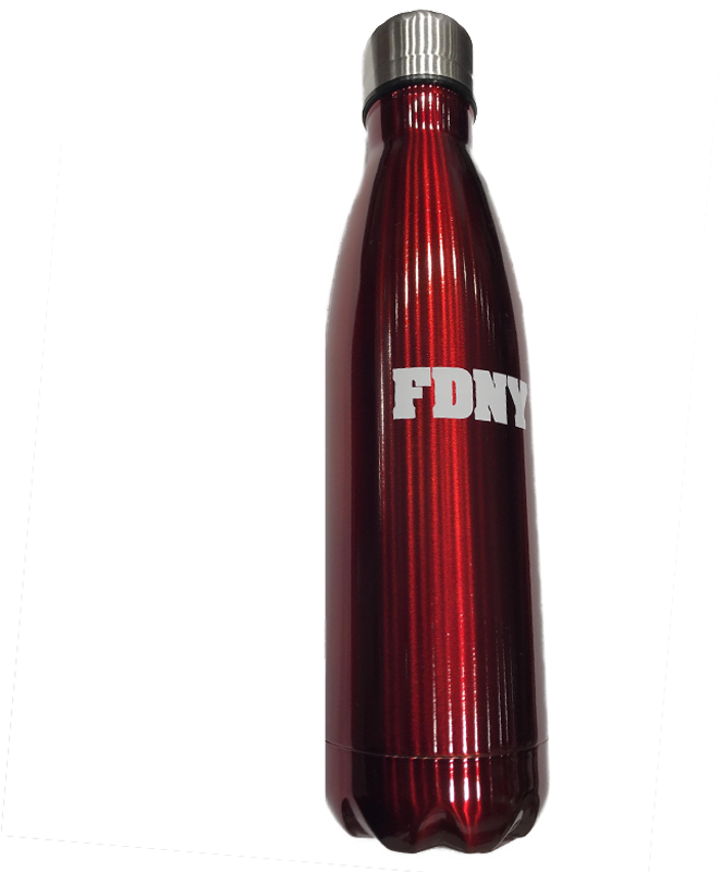 Fdny Metal Water Bottle - Water Bottle Clipart (800x800), Png Download