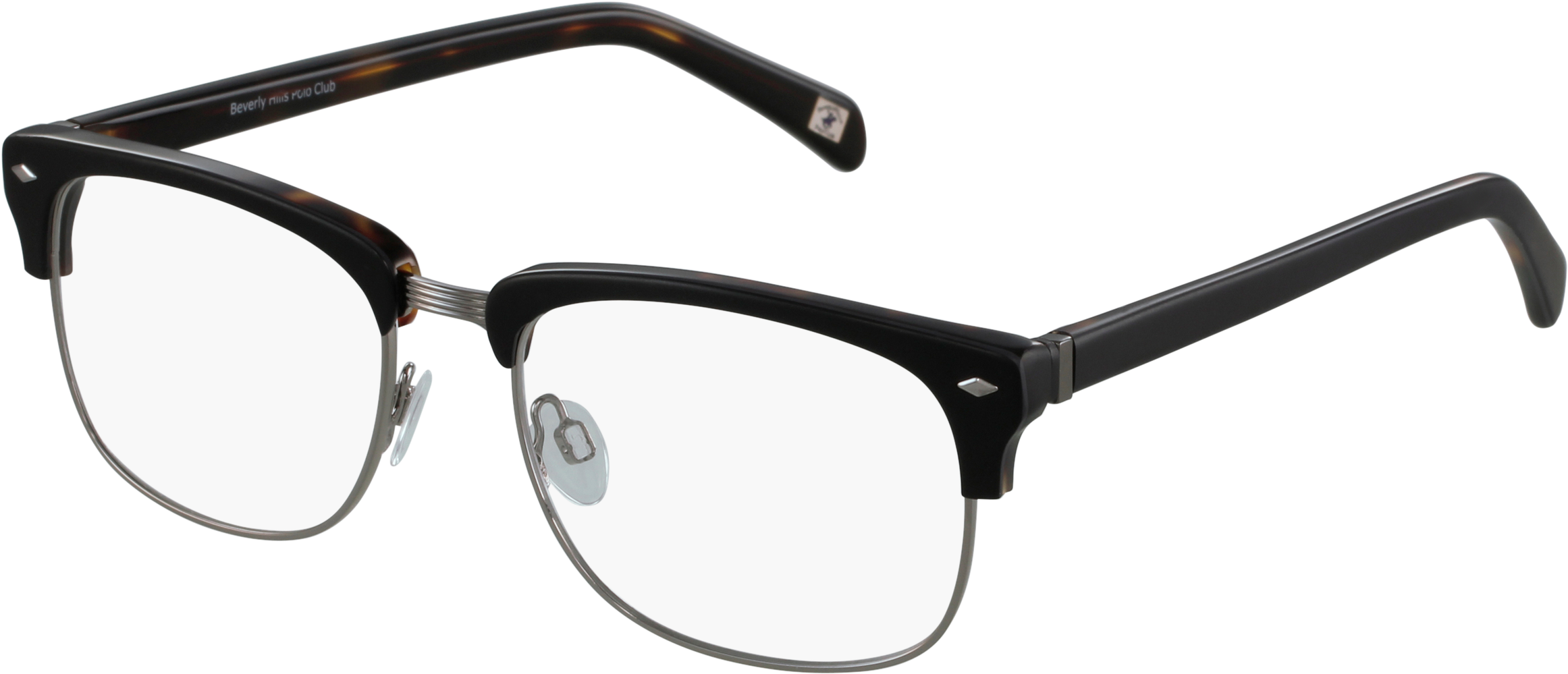 Eyeglass Eyeglasses Sunglasses Ray-ban Browline Prescription - Beverly Hills Polo Club Bhpc 67 Clipart (2500x1400), Png Download