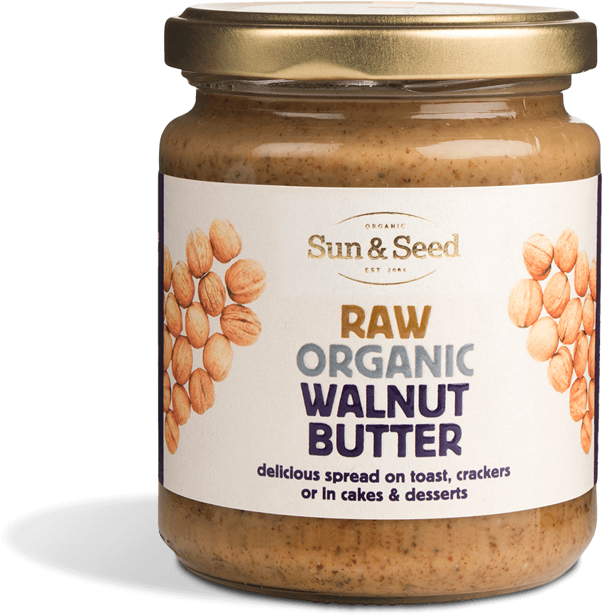 Organic Raw Walnut Butter 250g Clipart (1181x1181), Png Download