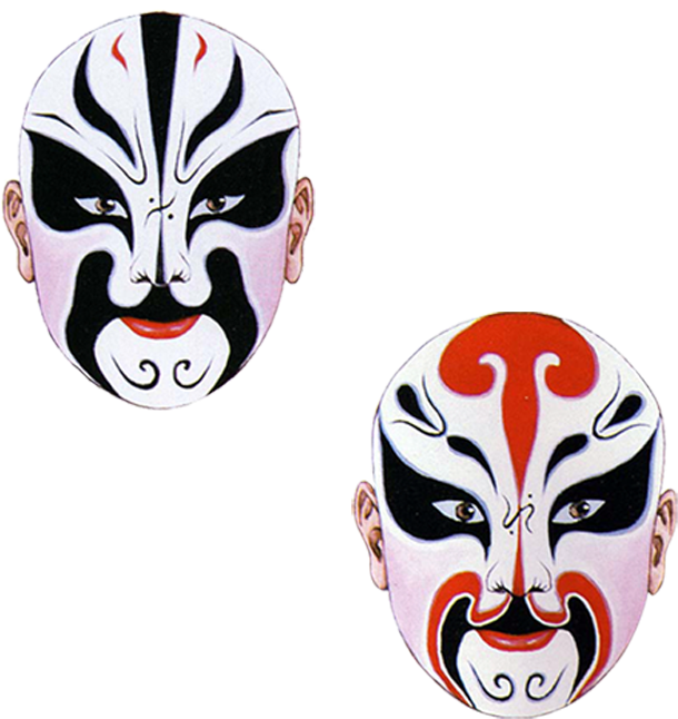 China Chinese Peking - Ching Opera Mask Clipart (800x800), Png Download