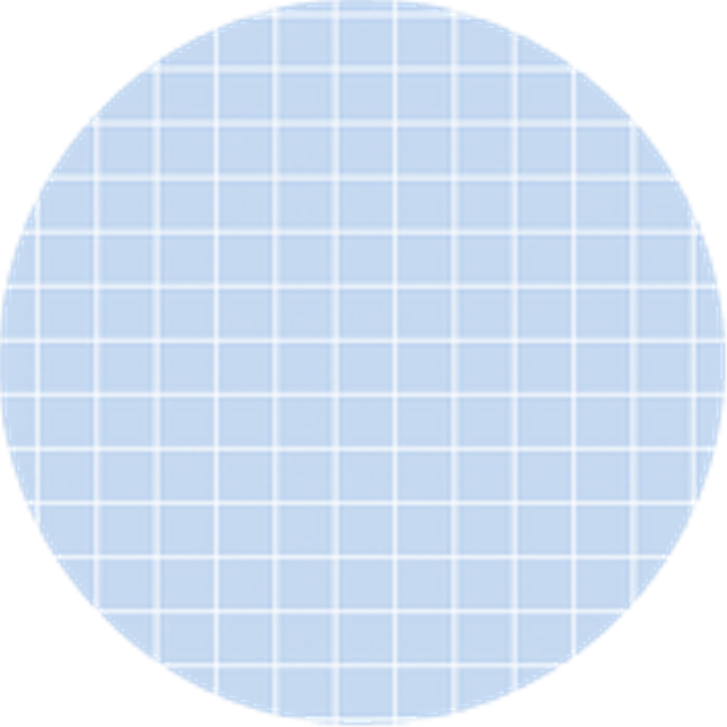 Blue Grid Aesthetic Circle Beautiful Sticker Art @bangt - Circle Clipart (1024x1024), Png Download